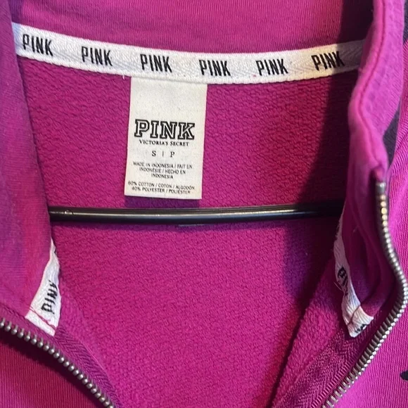 Victoria secret’s Pink Half zip pullover small - Picture 5 of 7
